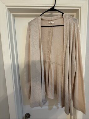 Maurices Cream Open-Front Women's Cardigan